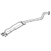 Opel Astra G middle silencer