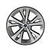Ford Explorer (08/2019 - ..) alloy wheel with winter tire 20", 5 x 2-spoke design, silver