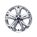 Ford alloy wheel 17" 5-spoke Y design, silver Ford alloy wheel 17" 5-spoke Y design, silver