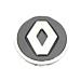 Renault hub cap grey / chrome 58mm
