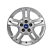 Ford alloy wheel 16" 5 x 2-spoke design, silver