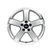 Ford Focus (07/2004 - 12/2010) alloy wheel 17" 5-spoke design, silver