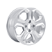 Ford Ecosport (10/2017 - ..) alloy wheel 16" 5-spoke design, Sparkle Silver