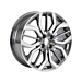 Ford Fiesta (07/2017 - 2023) alloy wheel 18" 5 x 3-spoke design, Pearl Grey