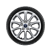Ford Mondeo (09/2014 - ..) alloy wheel with winter tire 16", 10-spoke design, silver