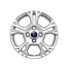 Ford alloy wheel 15" 5-spoke design, sparkle silver