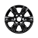 Ford Ranger (02/2019 - ..) alloy wheel 17" 6-spoke design, Panther Black