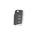 Volkswagen folding key with 3 buttons