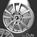 Musketier Citroën Jumper 2006 - 2014 alloy wheel Duty 6,5x16 silver