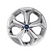 Ford Galaxy / S-MAX (04/2006 - 04/2015) alloy wheel 18" 5-spoke Y-design, silver Ford Galaxy / S-MAX (04/2006 - 04/2015) alloy wheel 18" 5-spoke Y-design, silver