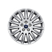 Ford alloy wheel 17" 15-spoke design, sparkle silver Ford alloy wheel 17" 15-spoke design, sparkle silver