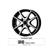 Musketier Citroën C1 / Peugeot 107 / Toyota Aygo 2005 - 2014 alloy wheel Grid 5,5x14 black polished