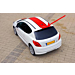 Peugeot 207 Le Mans striping tailgate