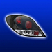Musketier Peugeot 207 hatchback clear tail lights set black Musketier Peugeot 207 hatchback clear tail lights set black