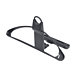 Ford clothes hanger with attachment, matte black