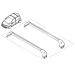 Renault Modus (2004 - 2012) roof base carriers