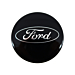 Ford wheel cover black 65mm