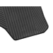 Ford Fiesta 09/2008 - 07/2017 rubber floor mats rear, black Ford Fiesta 09/2008 - 07/2017 rubber floor mats rear, black