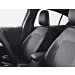 Ford Focus (04/2018 - ..) premium seat cover for passenger seat, black faux leather