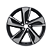Ford Puma (10/2019 - ..) alloy wheel 19" 5-spoke design, polished matte black