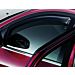 Ford Focus (01/2011 - 03/2018) wind deflectors, side window for front door windows, dark gray