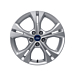Ford alloy wheel 17" 5 x 2-spoke design, Sparkle Silver