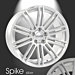 Musketier Peugeot 308 (2013 - ..) alloy wheel Spike 8,5x19 silver