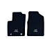 Ford Ka 09/2008 - 09/2012 floor mats, premium velours front, black with Ka-logo