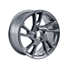 Ford Fiesta (07/2017 - 2023) alloy wheel 17" 5 x 2-spoke design, Magnetite machined