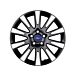 Ford alloy wheel 17" 10-spoke design, black machined