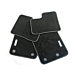 Fiat 500X floor mats velors with 500-logo black