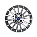 Ford Fiesta (09/2008 - 06/2017) alloy wheel 16" 15-spoke RS design, polished black