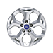 Ford alloy wheel 16" 5-spoke Y design, silver