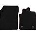 Ford Fiesta (07/2017 - 2023) / Puma (10/2019 - ..) floor mats, Premium velour front, black with red stitching RHD