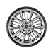 Ford Kuga (12/2019 - ..) alloy wheel with winter tire 18", 5 x 4-spoke design, silver