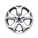 Ford Kuga (2008 - 10/2012) alloy wheel 18" 5-spoke design, silver