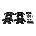 Ford Ranger (11/2012 - 11/2022) set of 4 wheel bolts, black