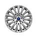 Ford C-MAX (11/2010 - 09/2018) / Focus (01/2011 - 03/2018) alloy wheel 17" 15-spoke design, silver