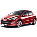 Peugeot 308 (2007 - 2013) spoiler kit for models with standard rear bumper