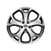 Ford Galaxy / S-MAX (04/2006 - 04/2015) alloy wheel 18" 5-spoke Y-design, polished anthracite
