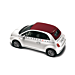 Fiat 500/500c humanoid sticker black / red