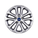 Ford alloy wheel 17" 5x2-spoke design, silver
