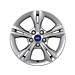 Ford alloy wheel 16" 5 x 2-spoke design, silver