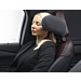 Ford headrest black PVC faux leather with silver piping