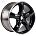 Ford Mustang (03/2015 - ..) 19" alloy wheel 5-spoke rear Bullitt Black Finish
