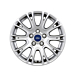 Ford alloy wheel 16" 10 x 2-spoke design, silver