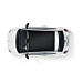Fiat 500 wrapped roof micro carbon black