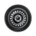 Ford Fiesta (07/2017 - 2023) steel rim 15" with winter tire
