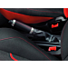 Ford Ka 09/2008 - 2016 hand-brake cover black with red stitching