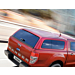 Ford Ranger (02/2019 - ..) double cab hard top with side windows, Colorado Red